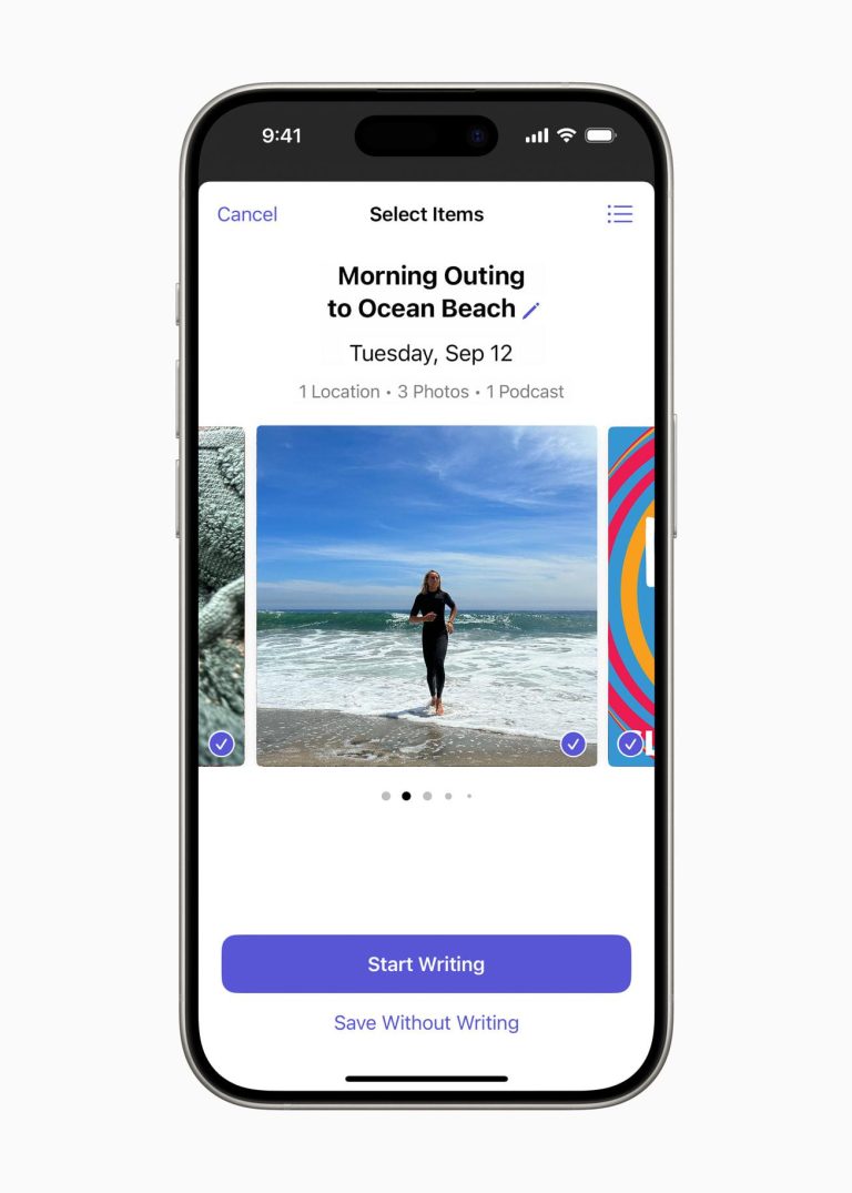 Apple’s new Journal app is now available with the release of iOS 17.2